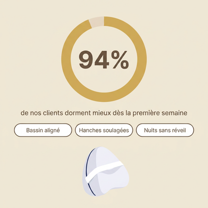 NuitAlign – Coussin Orthopédique Genoux — résultats clients