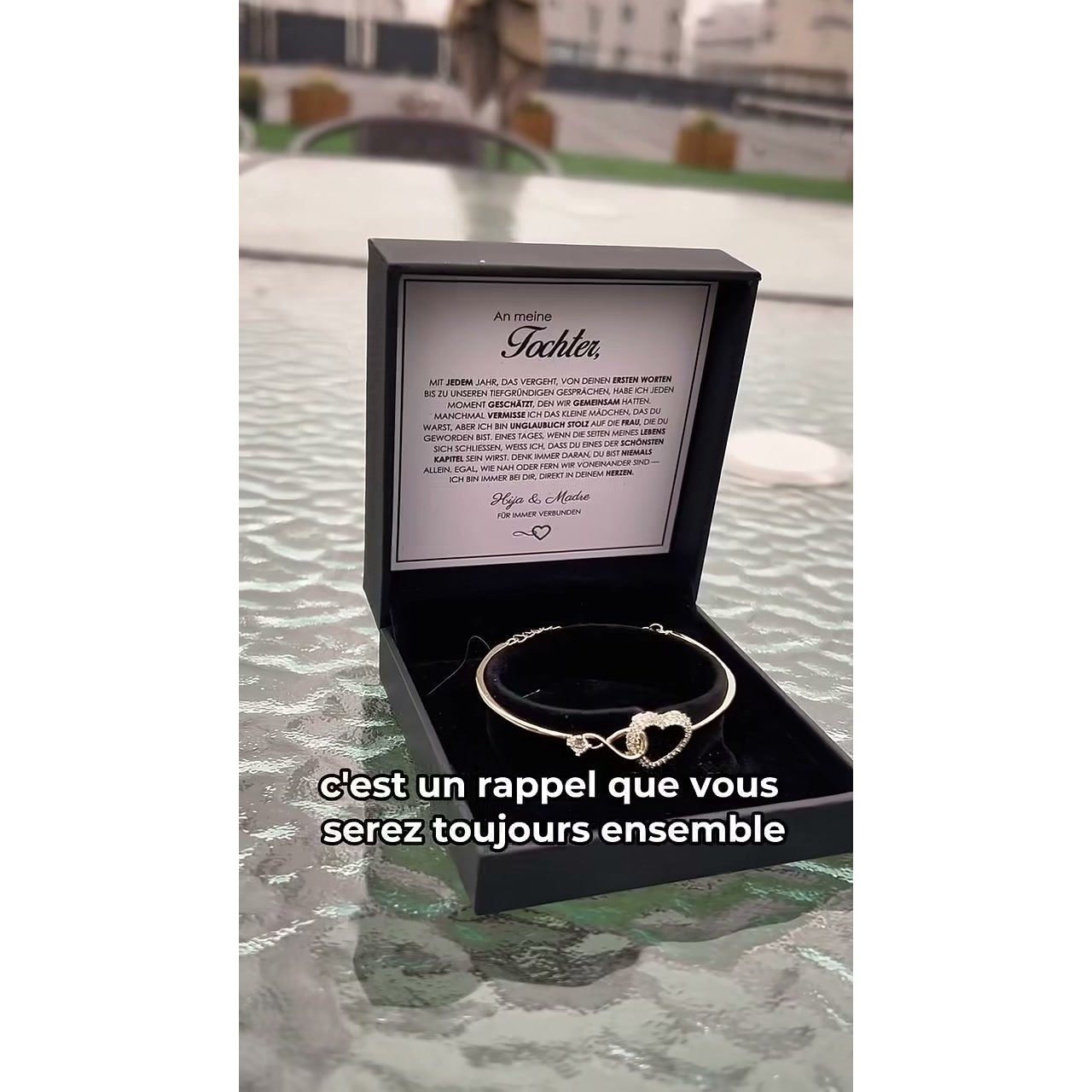 situation — Bracelet Cœur Infini – Lien Mère-Fille