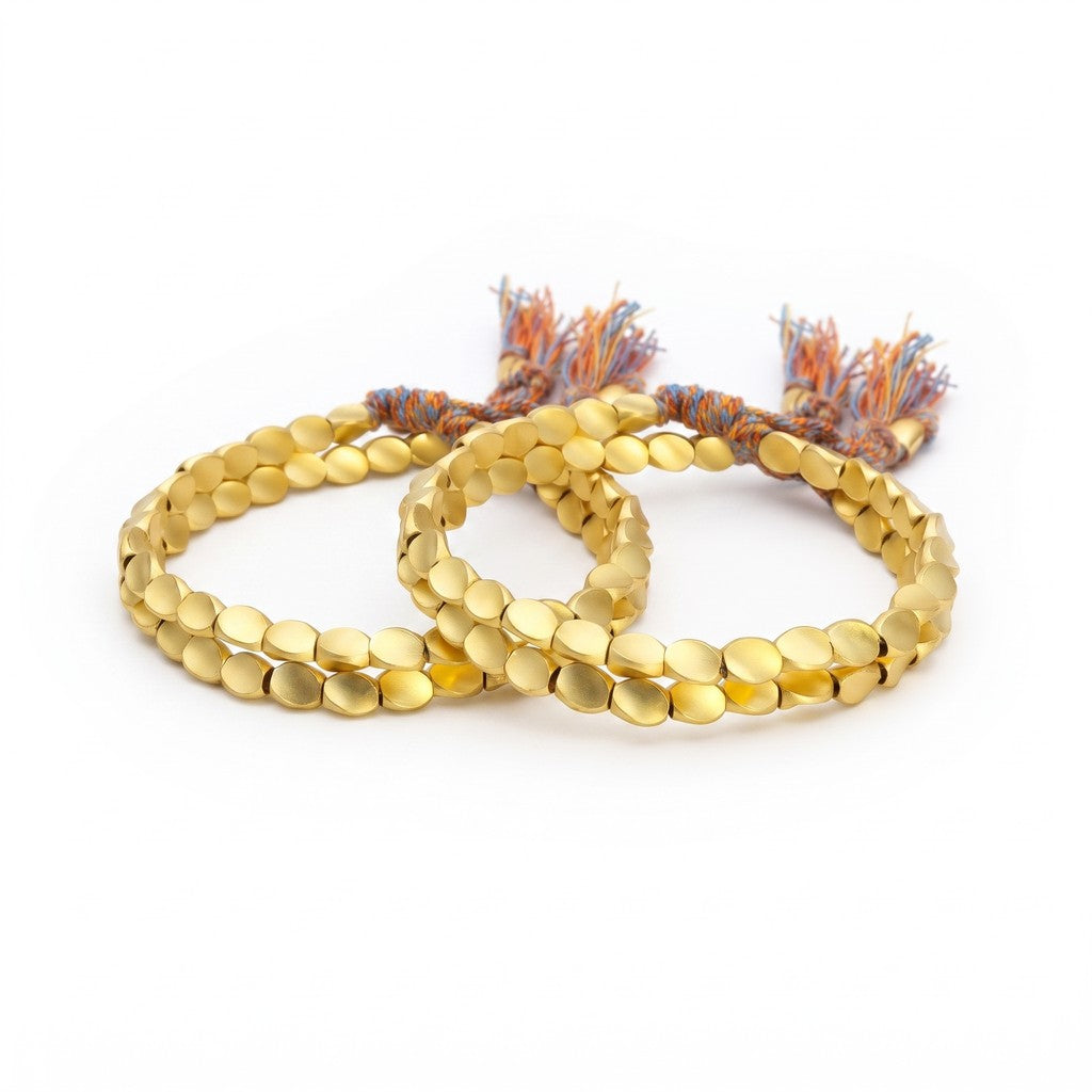Deuxième bracelet tressé à la main offert
