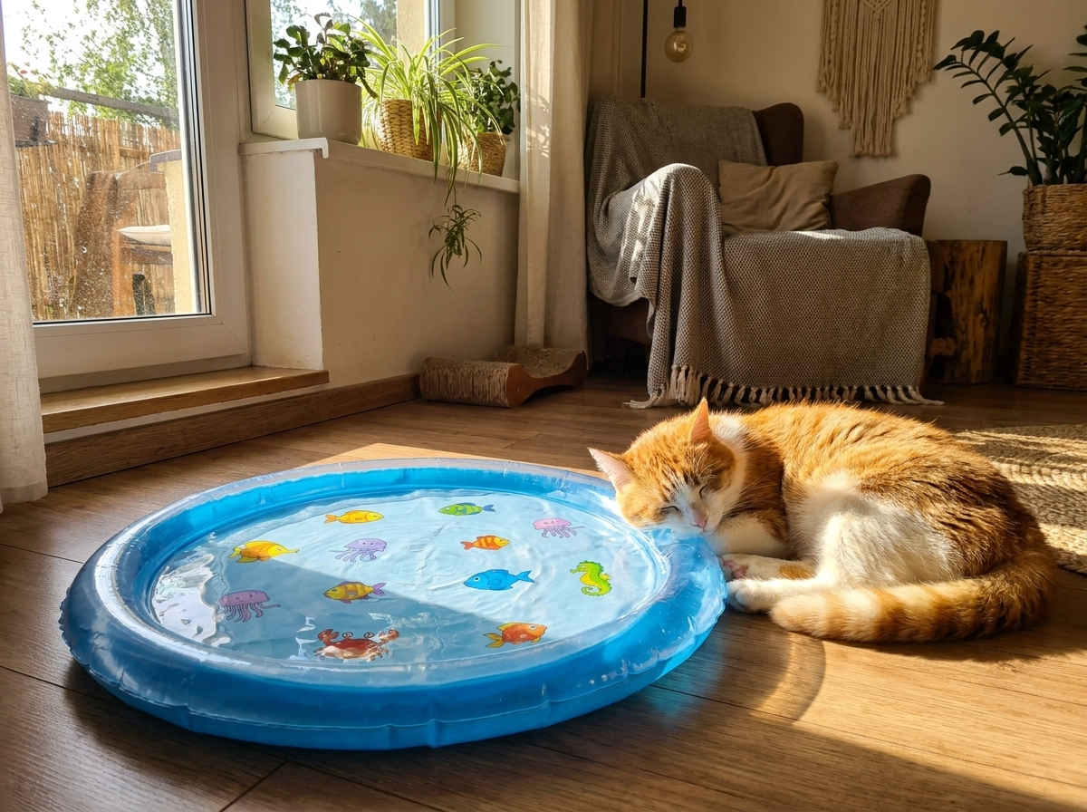 Tapis Aquatique Interactif pour Chat