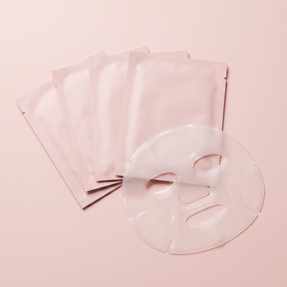 Lot de 4 masques bio-collagène GlowMask