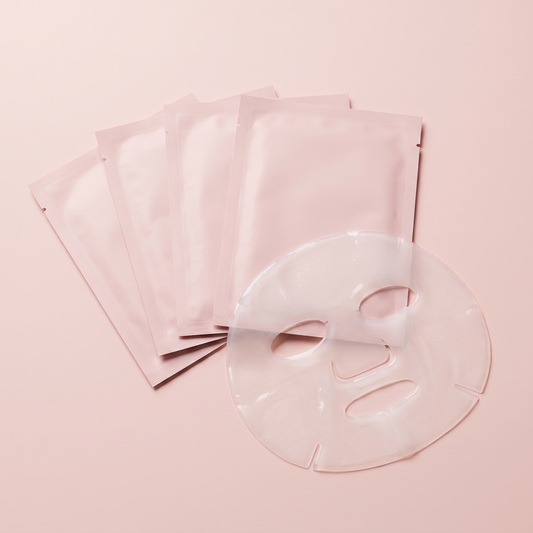 Lot de 4 masques bio-collagène GlowMask