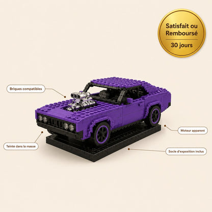 BrickRoad™ – Muscle Car Américaine 1970 à Construire