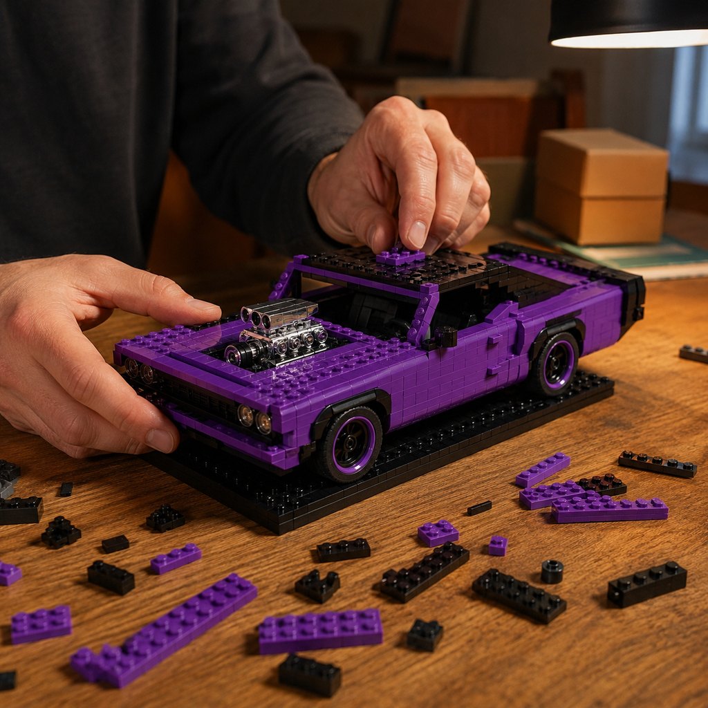 BrickRoad™ – Muscle Car Américaine 1970 à Construire