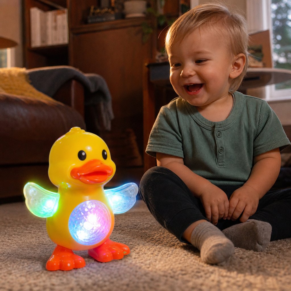 DuckyDance™ – Canard Dansant Lumineux et Musical