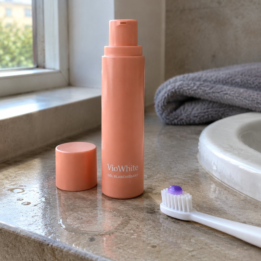 VioWhite™ – Kit de Blanchiment Dentaire au Violet