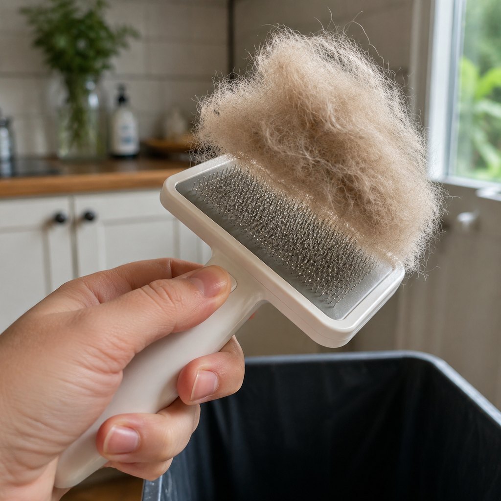 PoilStop™ – Brosse Autonettoyante pour Chien et Chat