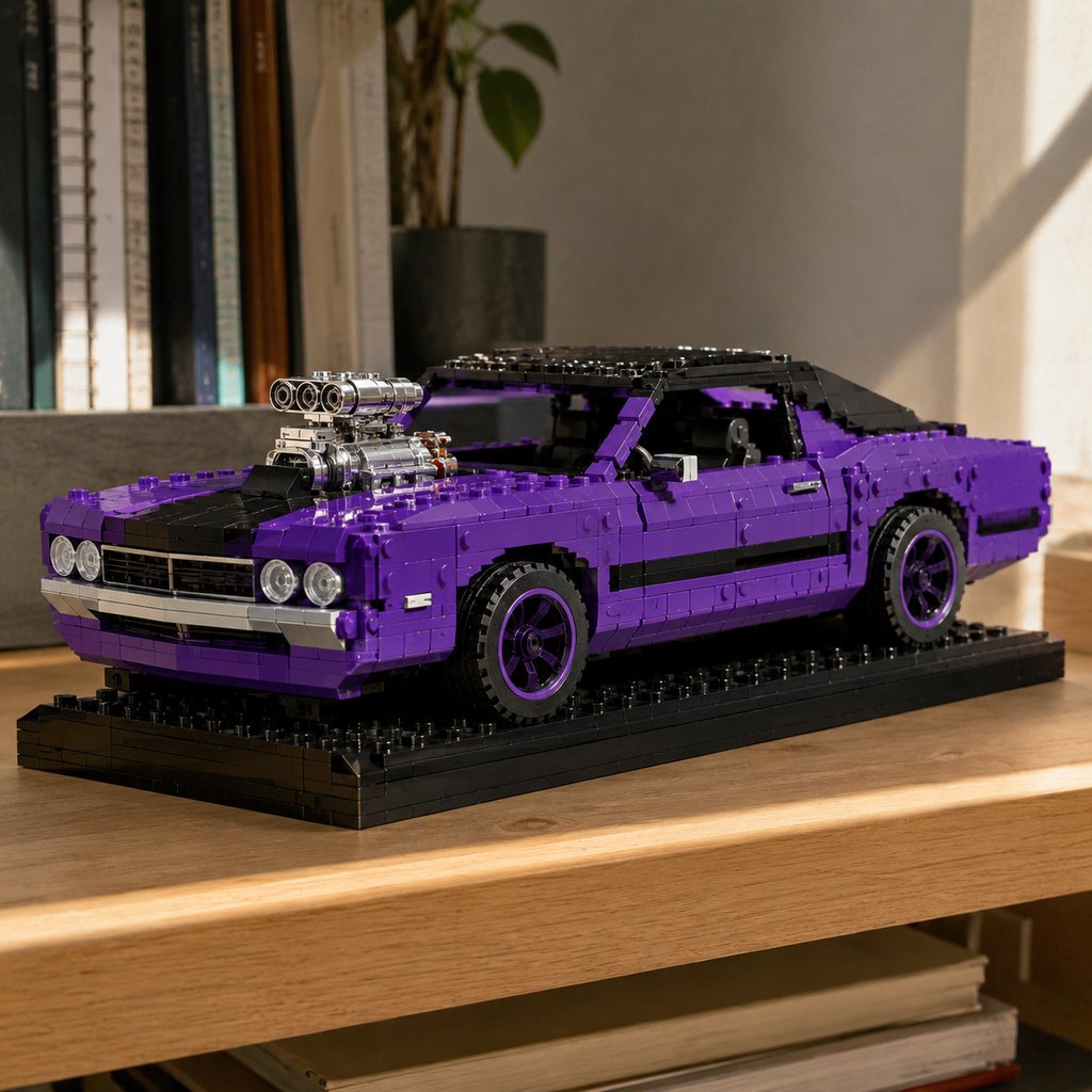 BrickRoad™ – Muscle Car Américaine 1970 à Construire