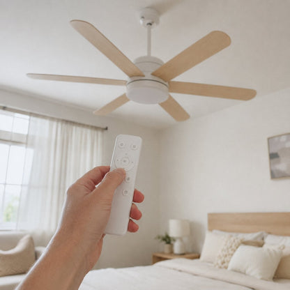 AeroLume™ – Ventilateur de Plafond à Pales Rétractables
