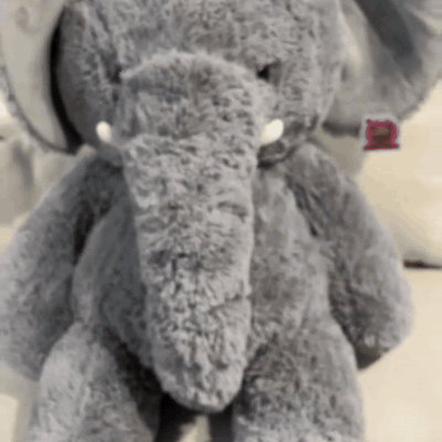 gif — GéantCâlin™ – Peluche Éléphant XXL Ultra-Douce