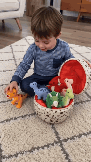 gif — Œuf de Dinosaure Surprise à Casser – 6 Dinosaures Cachés à l'Intérieur