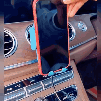 gif — DriveCharge™ – Support Chargeur Sans Fil Voiture à Capteur Automatique