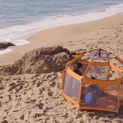 gif — ParcNido™ – Le Parc Pop-Up Bébé Qui Se Plie en 10 Secondes