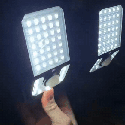 ClipLux – Lampe Solaire à Pince + Détecteur en situation