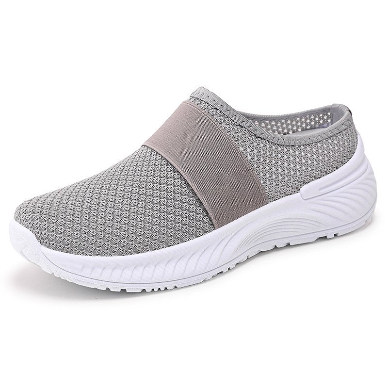 couleur Gris — SafeStep™ – Chaussures Slip-On Antidérapantes & Respirantes Femme