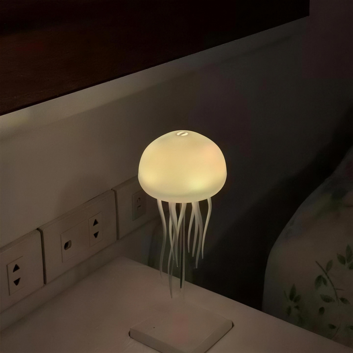 Lampe méduse blanche