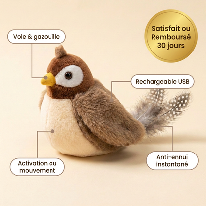 Jouet Chat Oiseau Gazouillant