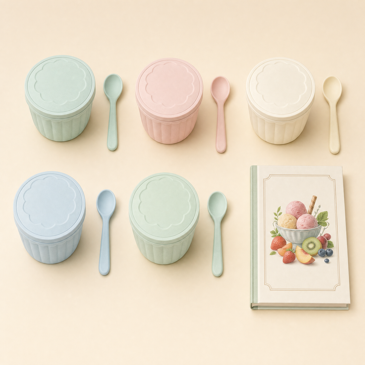 Kit coupelles réutilisables + livret de recettes