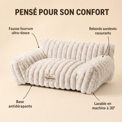 Panier Cocoon Moelleux pour Chat — Nid Anti-Stress Ultra-Doux