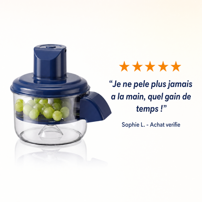 Éplucheur Électrique Automatique Transparent 5 Lames — Fruits & Légumes