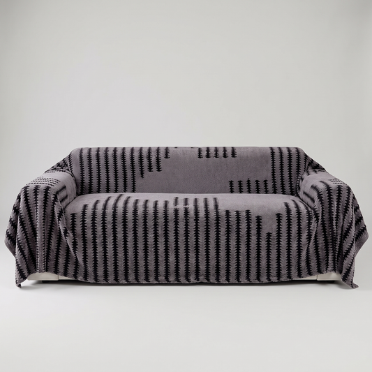 Housse de canapé en peluche antidérapante