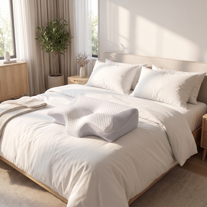 Oreiller Ergonomique Soya 2.0 — Mémoire de Forme Cervical