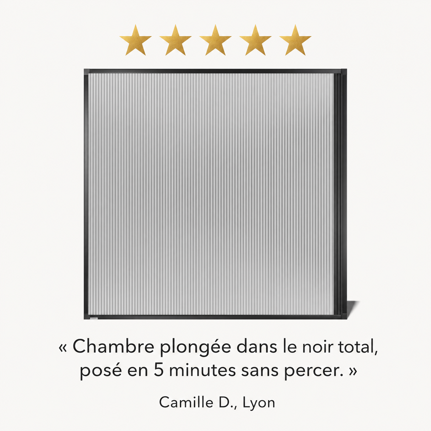 Store Occultant Total sans Perçage