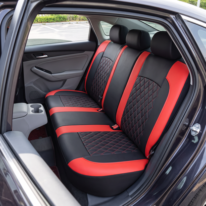 Ensemble 9 Housses de Siège Auto en Cuir – Kit Universel Avant + Arrière