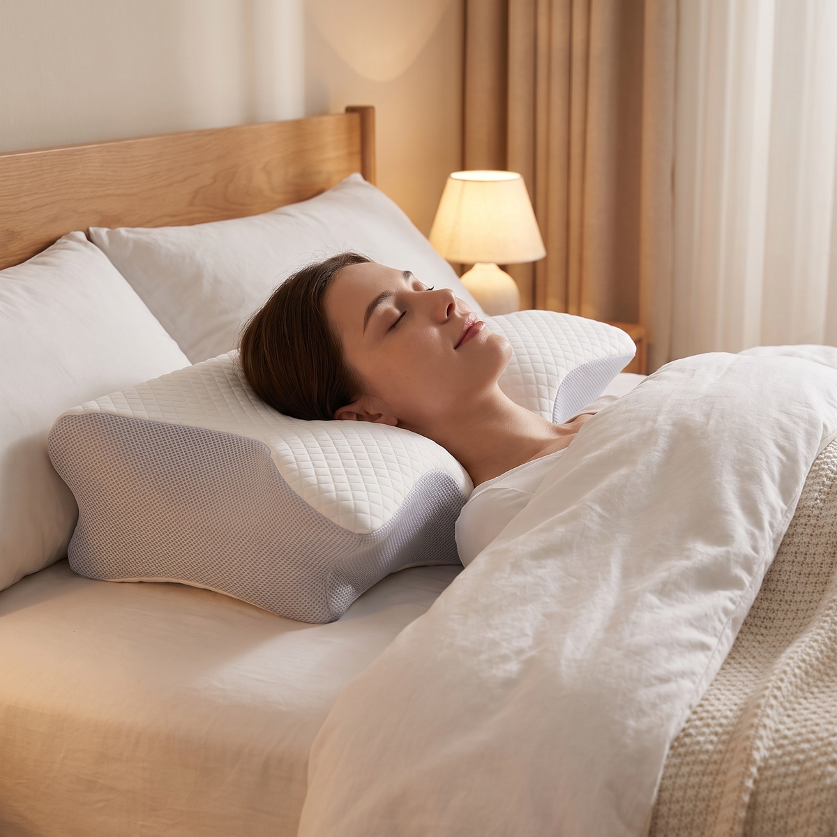 Oreiller Ergonomique Soya 2.0 — Mémoire de Forme Cervical