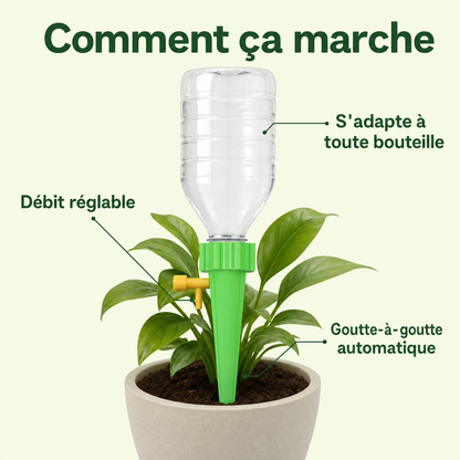 Pics d'Arrosage Automatique Goutte-à-Goutte pour Plantes