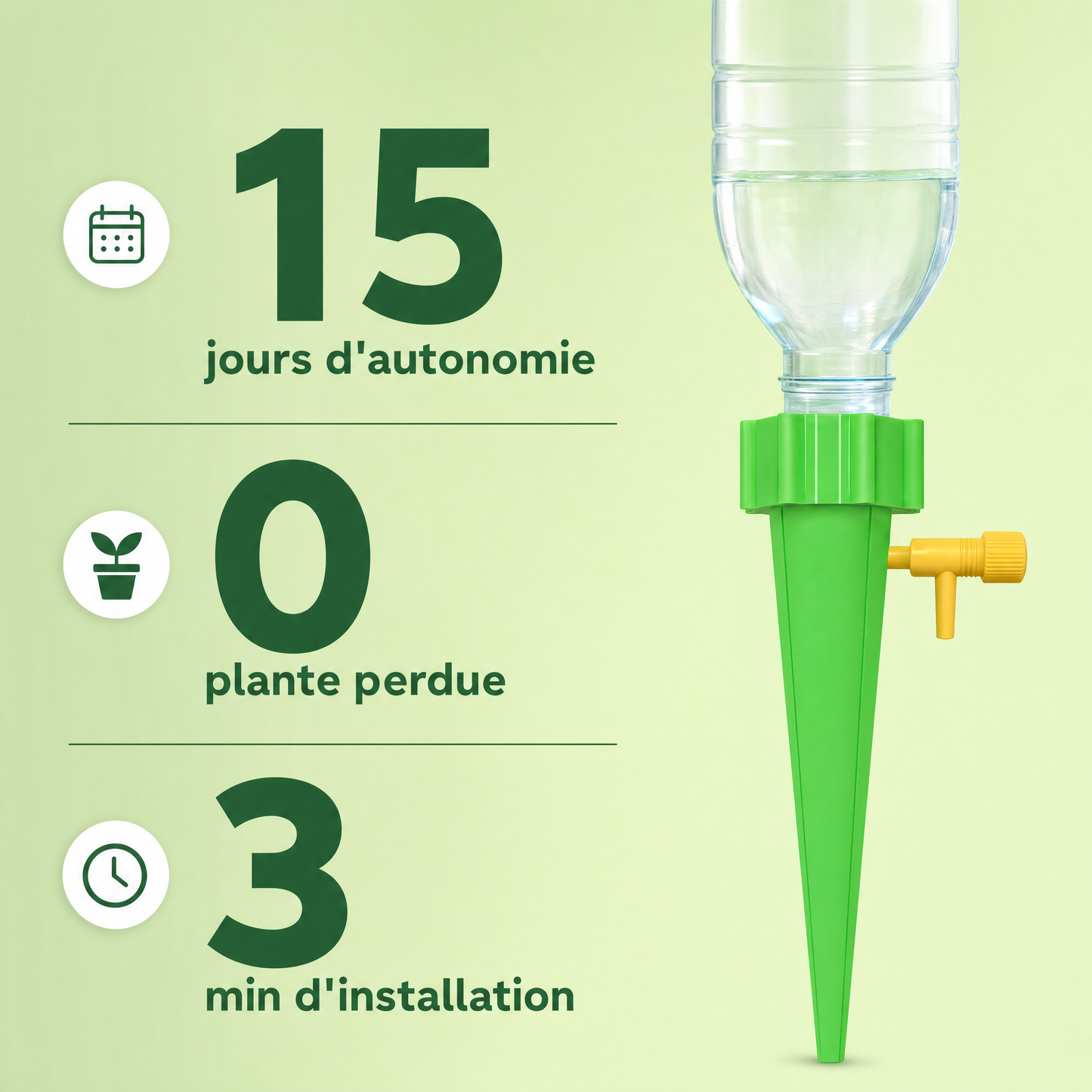 Pics d'Arrosage Automatique Goutte-à-Goutte pour Plantes