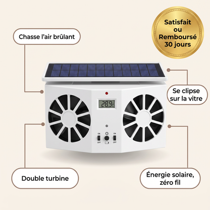 Les points forts du ventilateur solaire d'extraction
