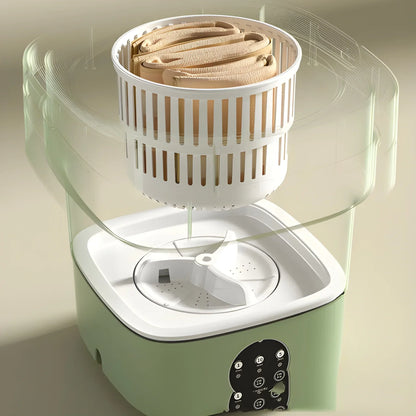 CompactWash™ – Mini Machine à Laver Portable et Pliable 6,5 L
