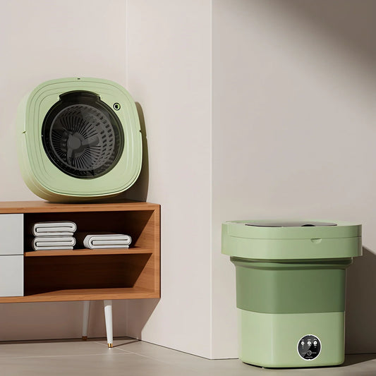 CompactWash™ – Mini Machine à Laver Portable et Pliable 6,5 L