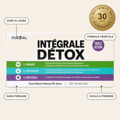infographie — DrainPur – Cure Détox Intense 30 Jours