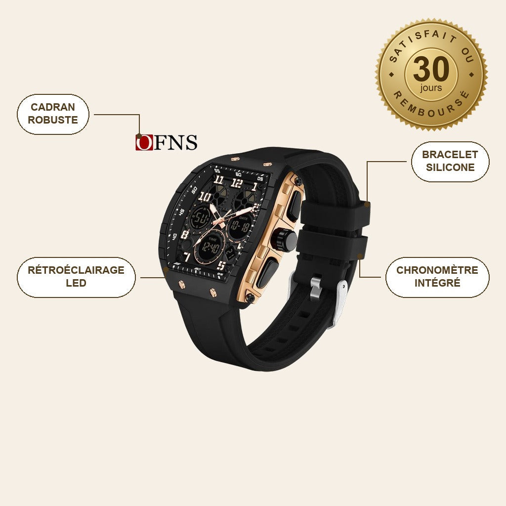 infographie — Montre Sport Lumineuse Homme