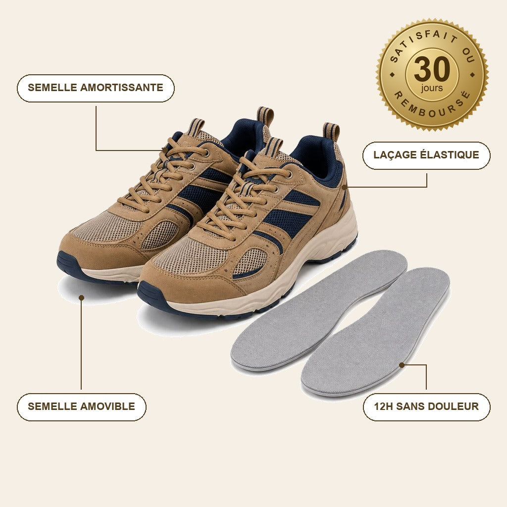 StrideAir™ – Baskets de Marche à Semelle Amortissante