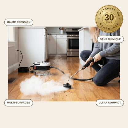 infographie — VapoClean™ – Nettoyeur Vapeur Haute Pression Multisurface