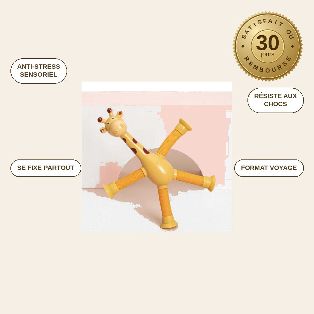 infographie — GiraFun™ – Girafe Ventouse Télescopique