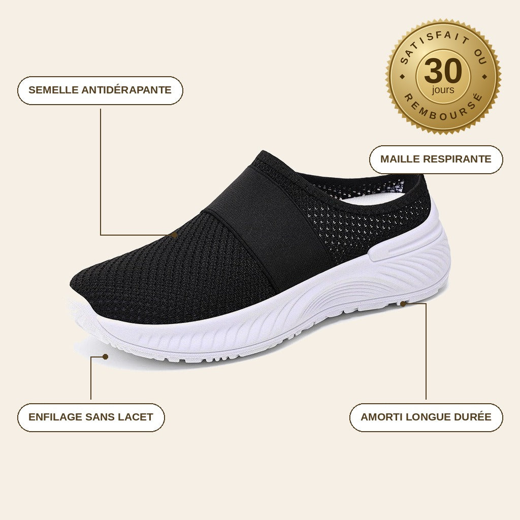 infographie — SafeStep™ – Chaussures Slip-On Antidérapantes & Respirantes Femme