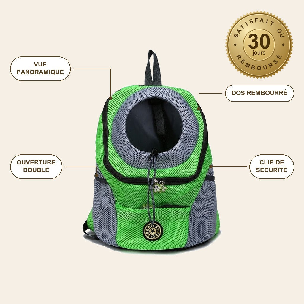infographie — Sac à Dos de Transport pour Chat et Chien – Maintien Sécurisé