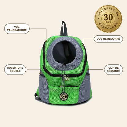 infographie — Sac à Dos de Transport pour Chat et Chien – Maintien Sécurisé