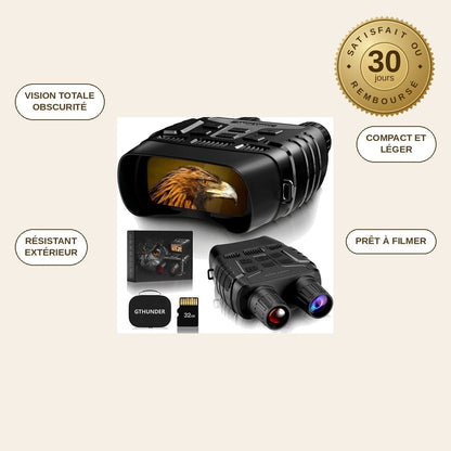 infographie — Jumelles Vision Nocturne 4K NoctaScope™