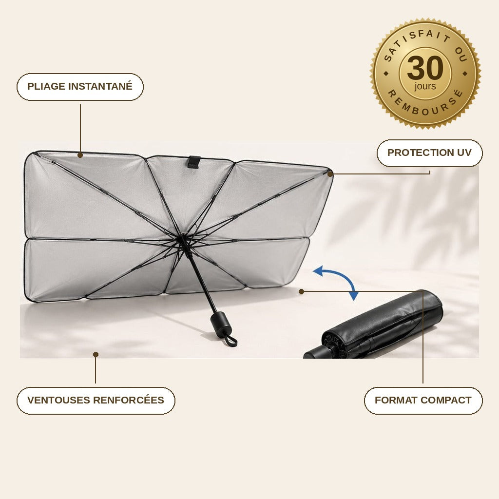 infographie — Parasol Pare-Brise Pliant Anti-UV