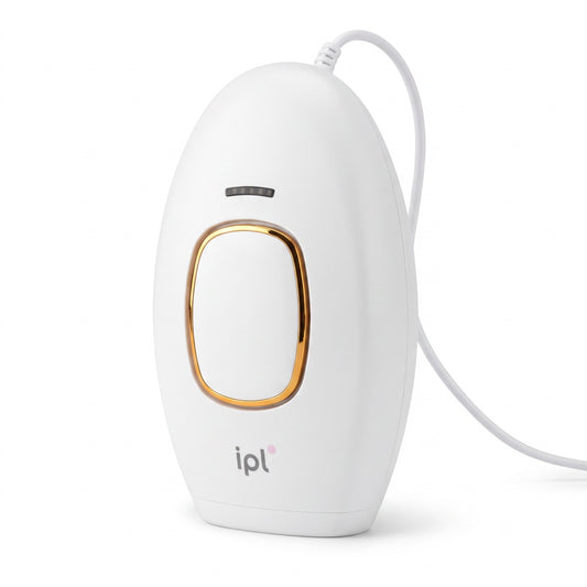 Épilateur à lumière pulsée IPL Veloura, blanc, vu de trois quarts