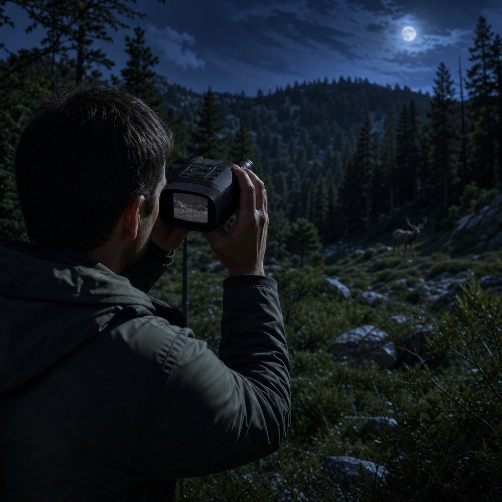 situation — Jumelles Vision Nocturne 4K NoctaScope™