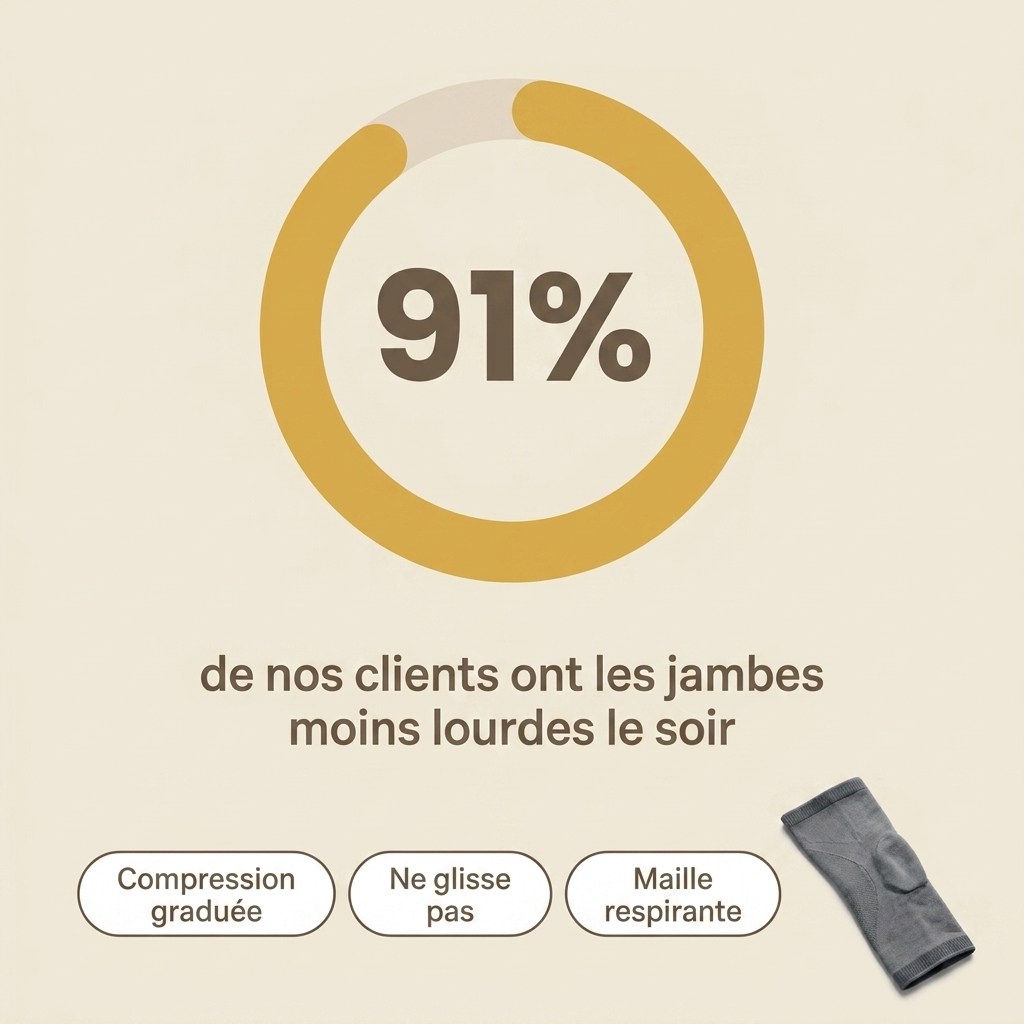 FlexKnee – Manchon Compression Genou & Jambe — résultats clients