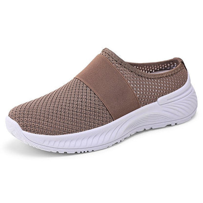 couleur Marron — SafeStep™ – Chaussures Slip-On Antidérapantes & Respirantes Femme