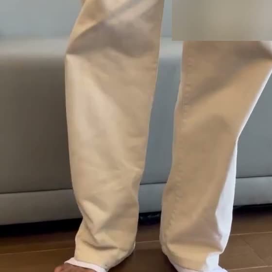 Portees sous un pantalon