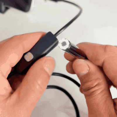 La LED s'allume au bout de la sonde